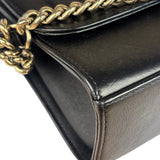 Chanel Black Leather Paris-Cuba Click Flap Bag 2017