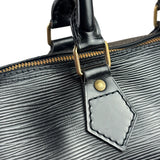 Louis Vuitton Black Epi Leather 25