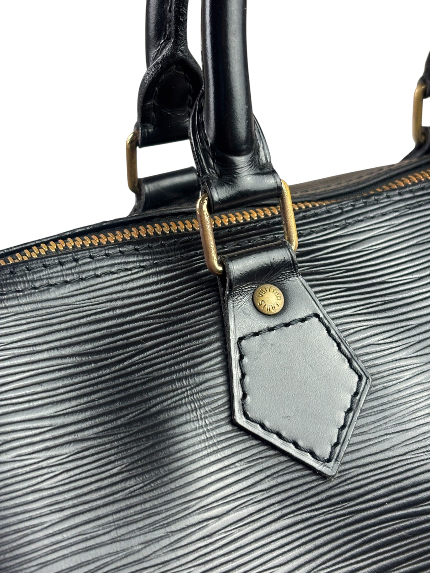 Louis Vuitton Black Epi Leather 25