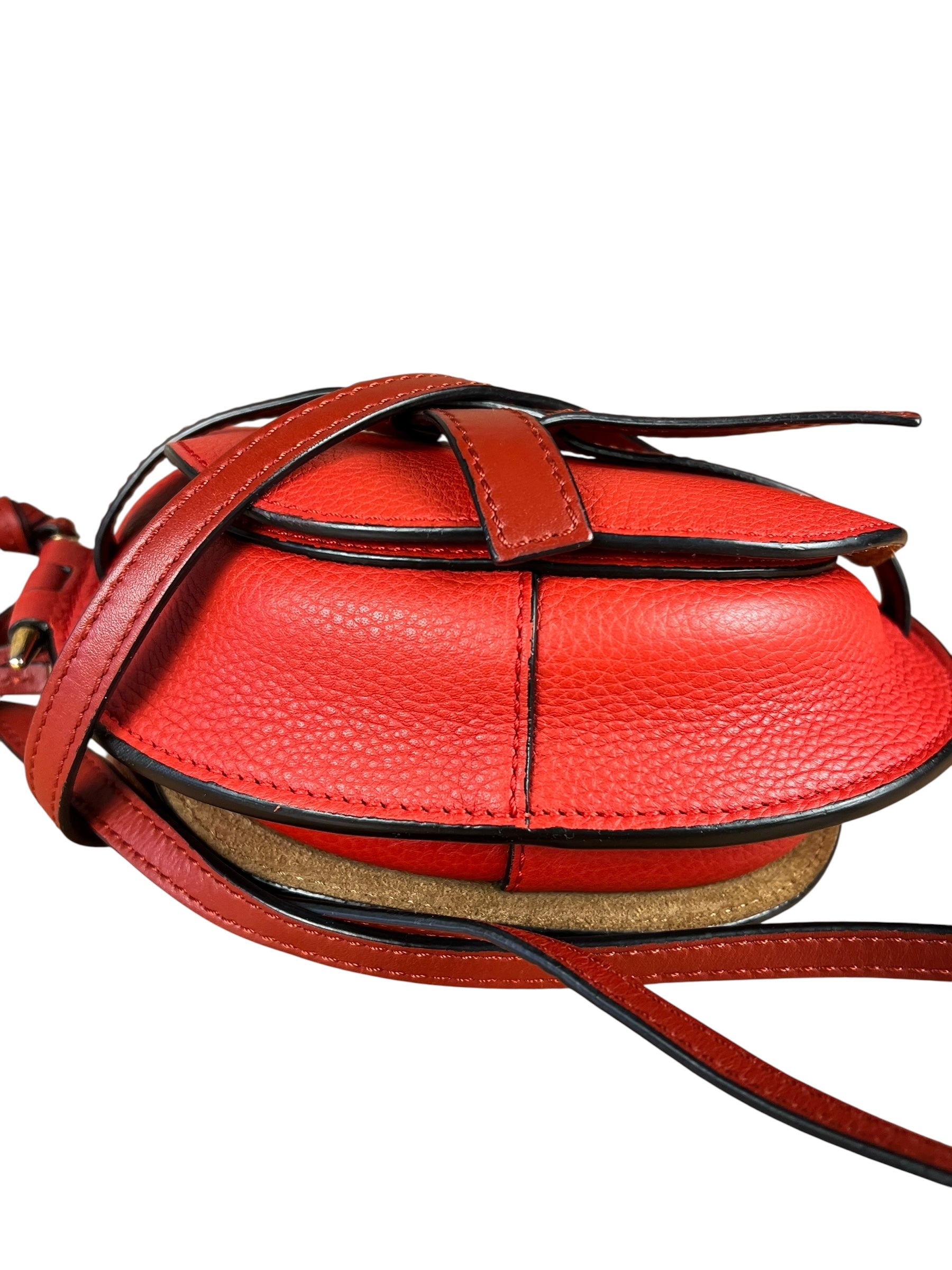 Loewe Mini Gate Crossbody Bag Red