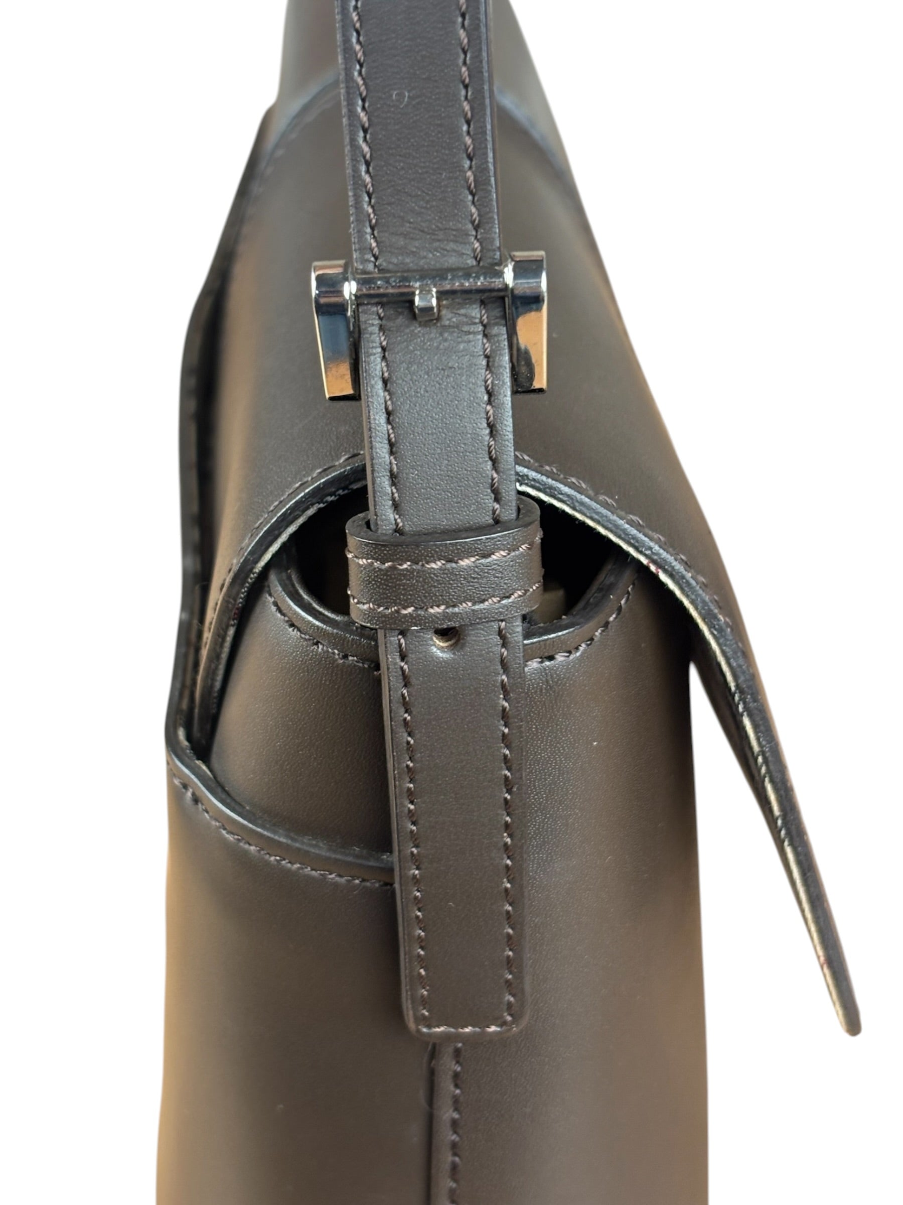 Burberry Brown Leather Shoulder Bag