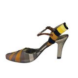 Fendi Vintage Embroidered Heels