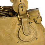 Chloe Yellow Leather Paddington Shoulder Bag