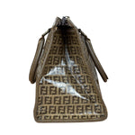 Fendi Brown PVC FF Zucchino Tote Bag
