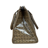 Fendi Brown PVC FF Zucchino Tote Bag