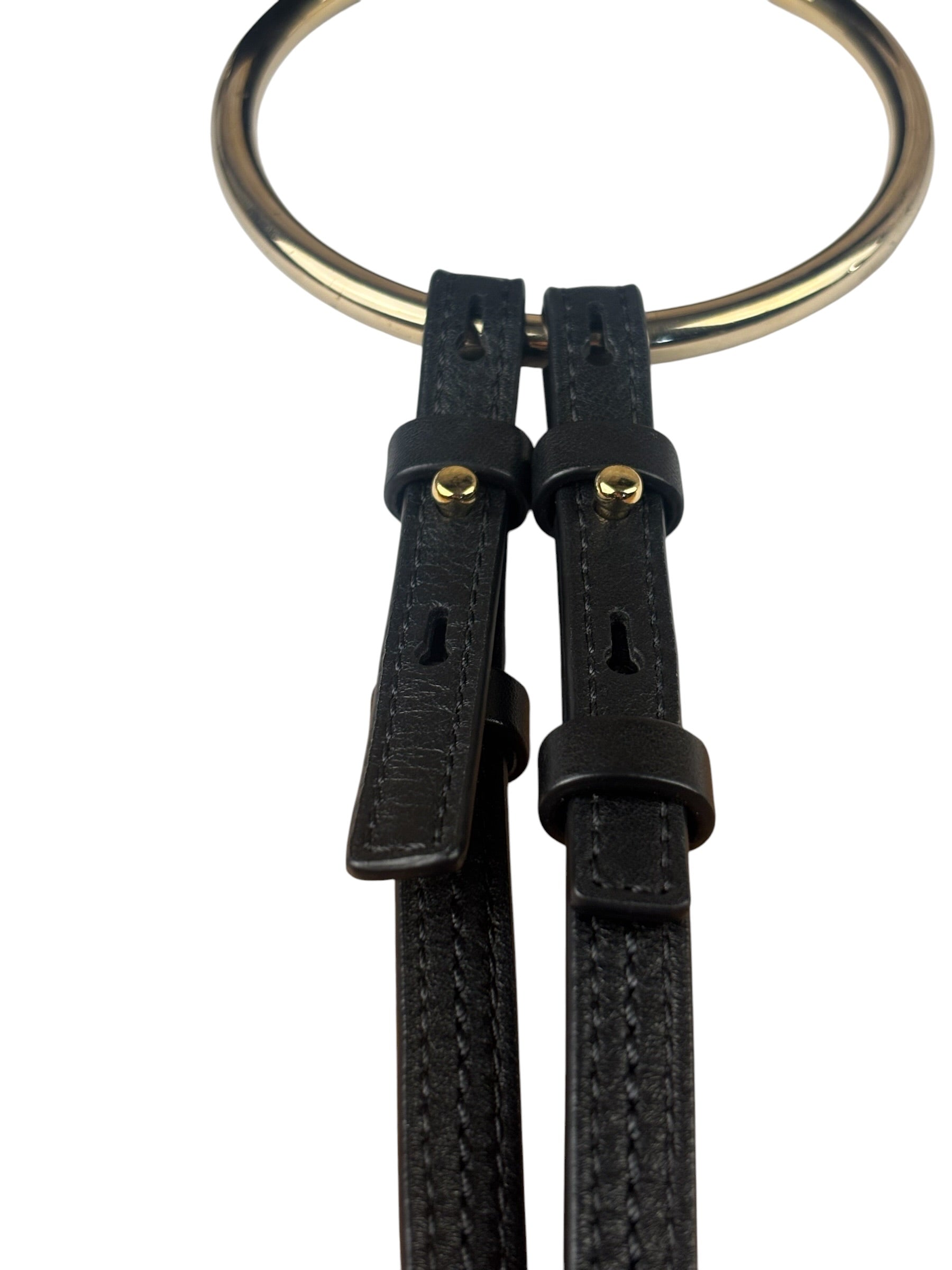 Chloe Black Suede/Leather Faye Bracelet Crossbody Bag