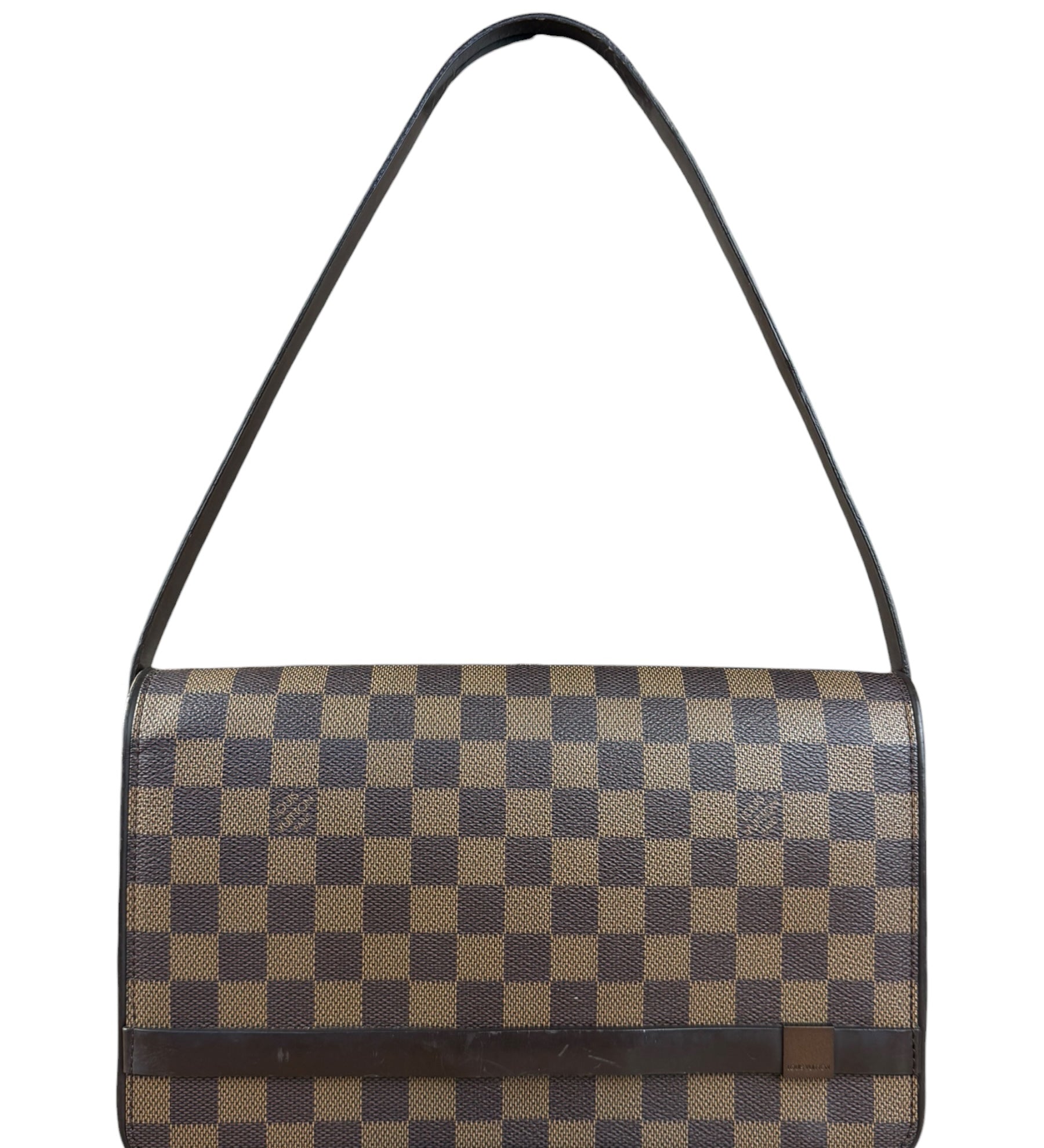 Louis Vuitton Damier Ebene Tribeca Long Shoulder Bag