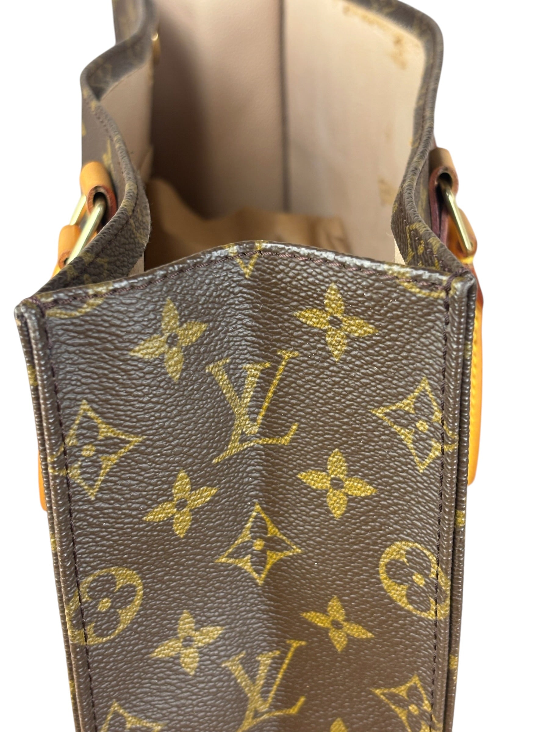 Louis Vuitton Vintage Monogram Sac Plat Tote Bag