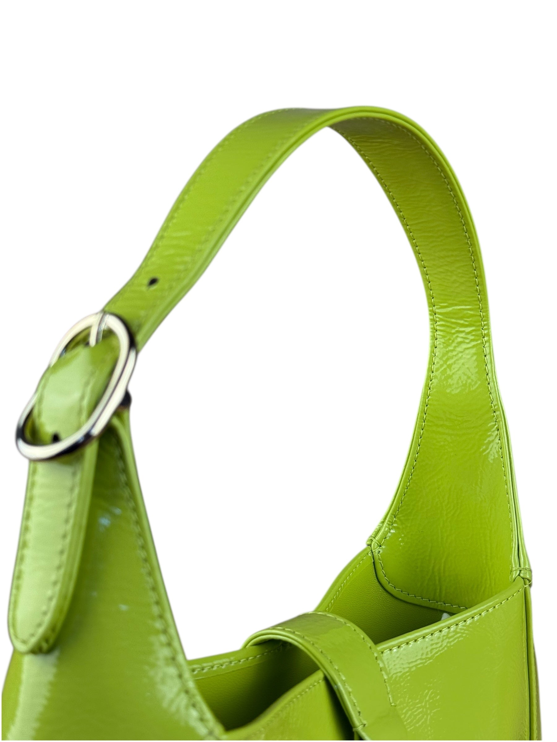 Gucci Jackie Green Medium Leather Shoulder Bag