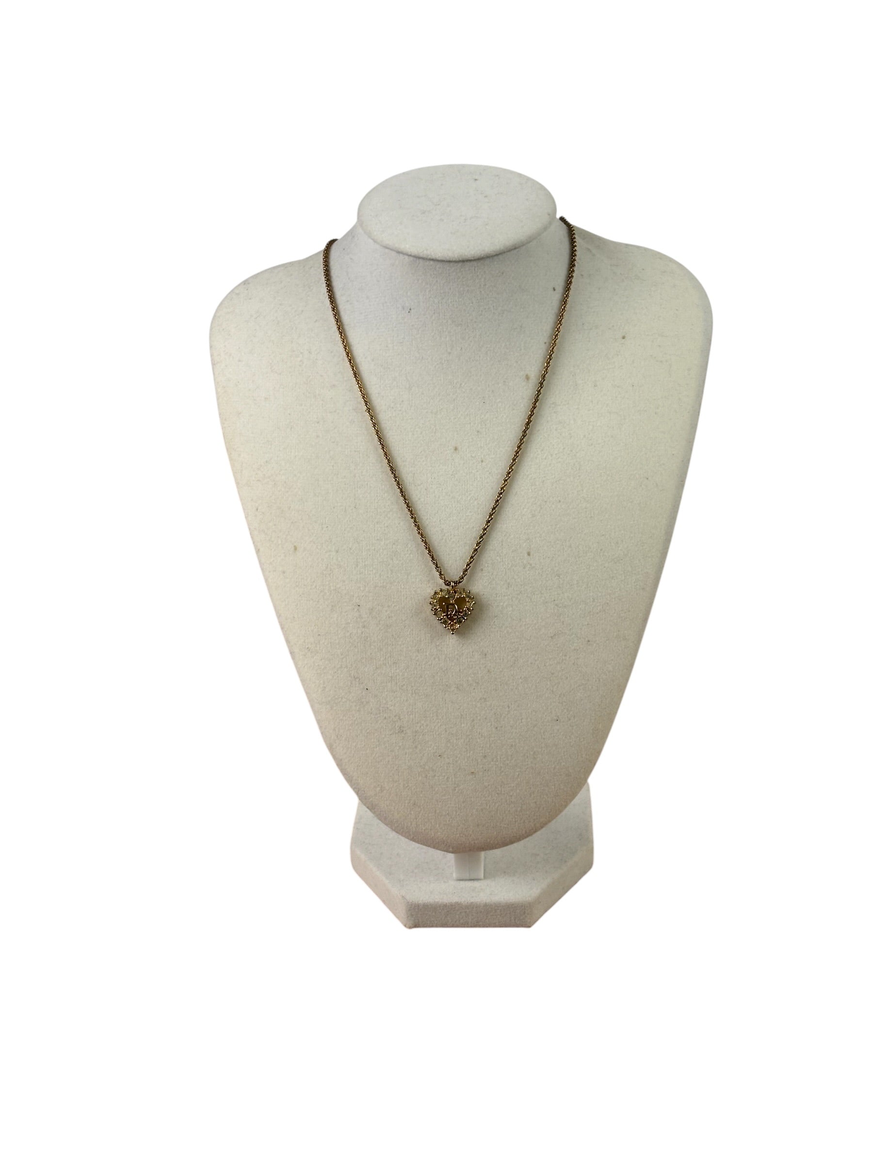 Christian Dior Heart Necklace