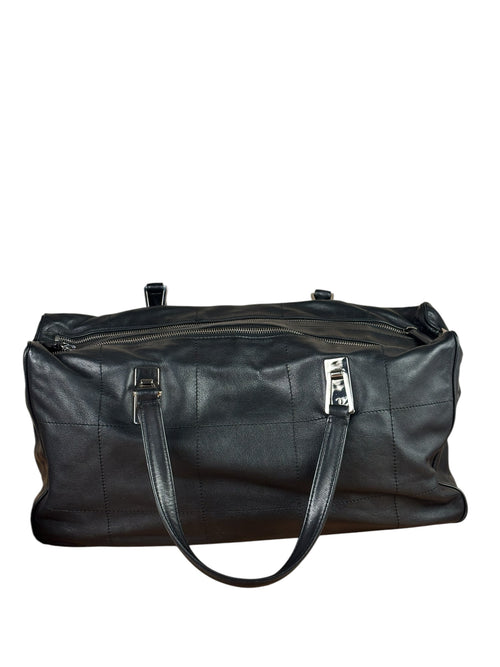 Chanel Black Wild Chocolate Bar Bowler Bag 2002