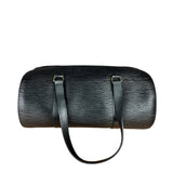 Louis Vuitton Noir Epi Soufflot Handbag