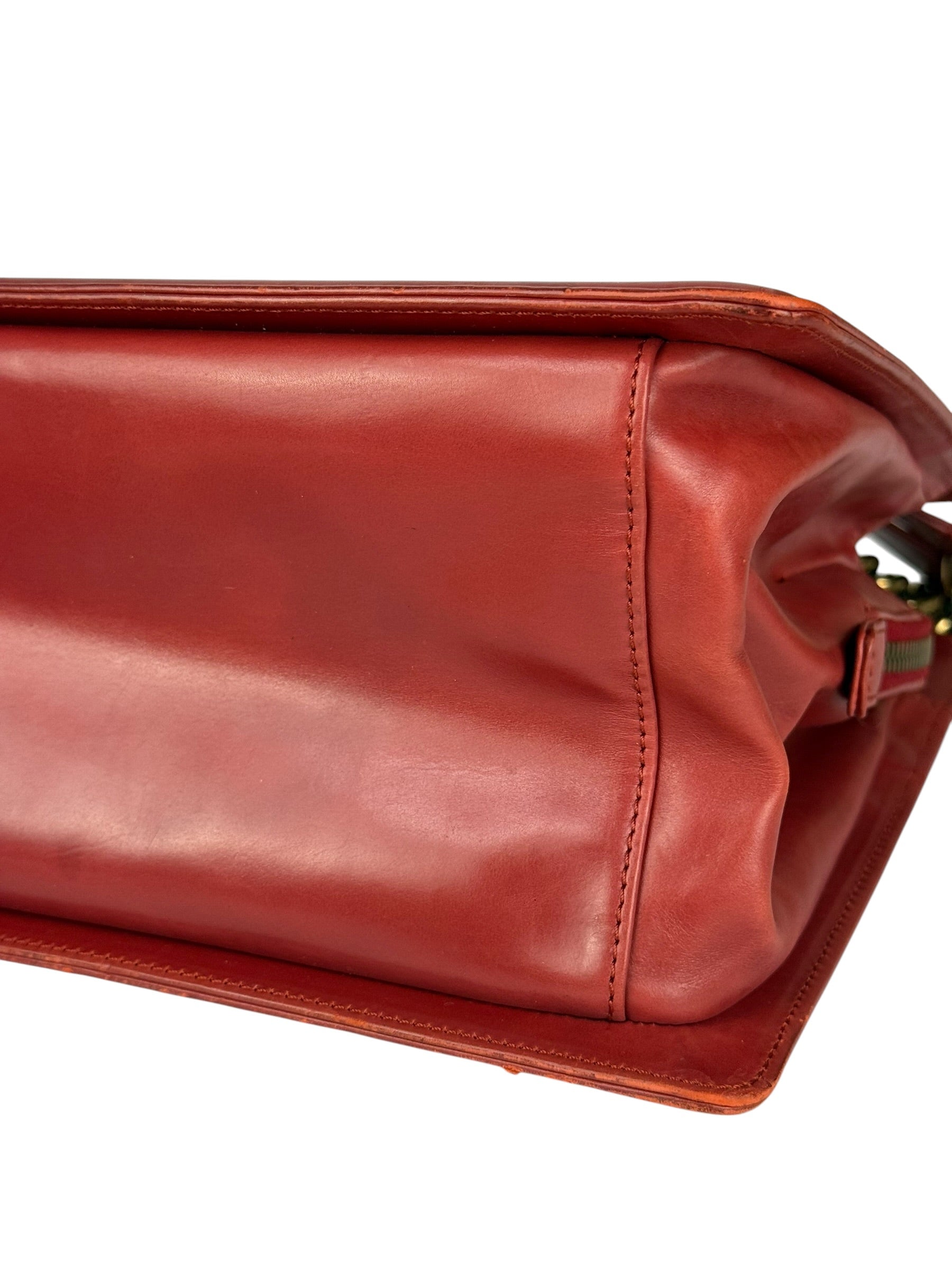 Chanel Red Leather Large Jetsetter Boy 2Way Handbag 2011