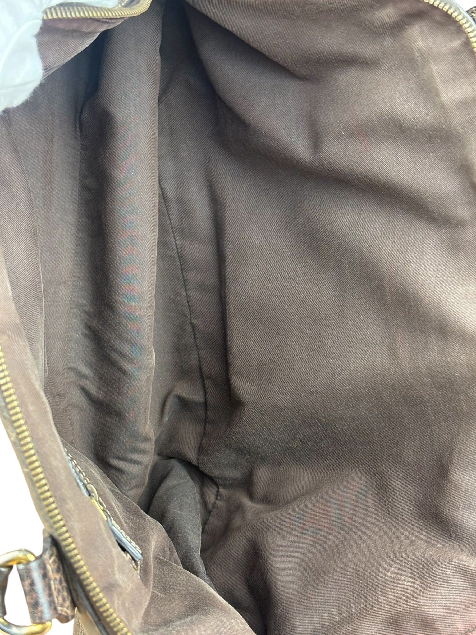 Gucci New Pelham Brown Leather Handbag