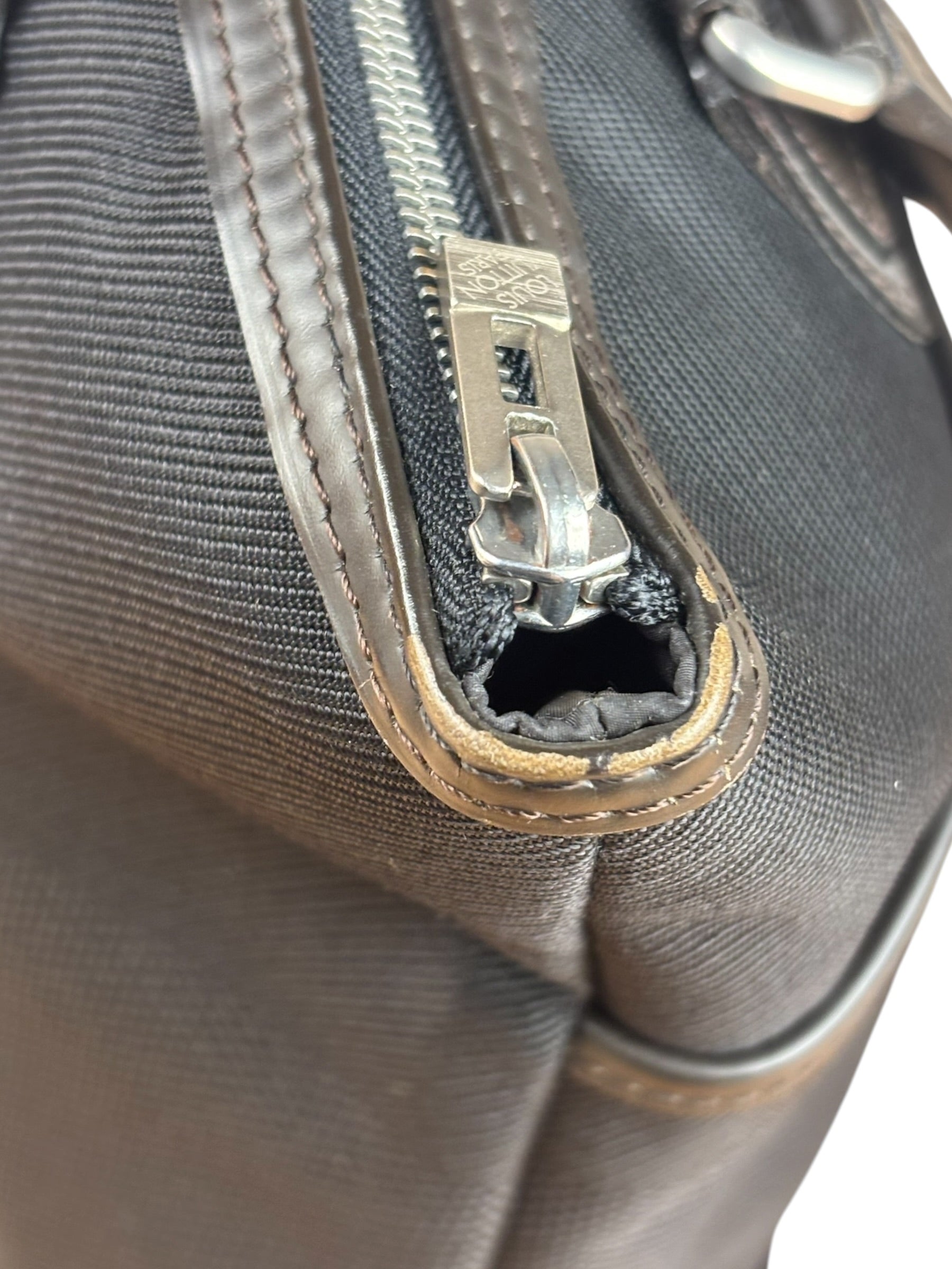 Louis Vuitton Black Damier Canvas Geant Tote