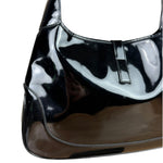 Gucci Vintage TF Black Patent Leather Jackie Hobo Bag