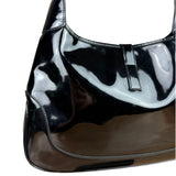 Gucci Vintage TF Black Patent Leather Jackie Hobo Bag