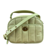 Coach Lime Nappa Leather Top Handle Bag