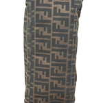 Fendi Leather Trim Zucca Canvas Du Jour Tote Bag
