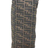 Fendi Leather Trim Zucca Canvas Du Jour Tote Bag
