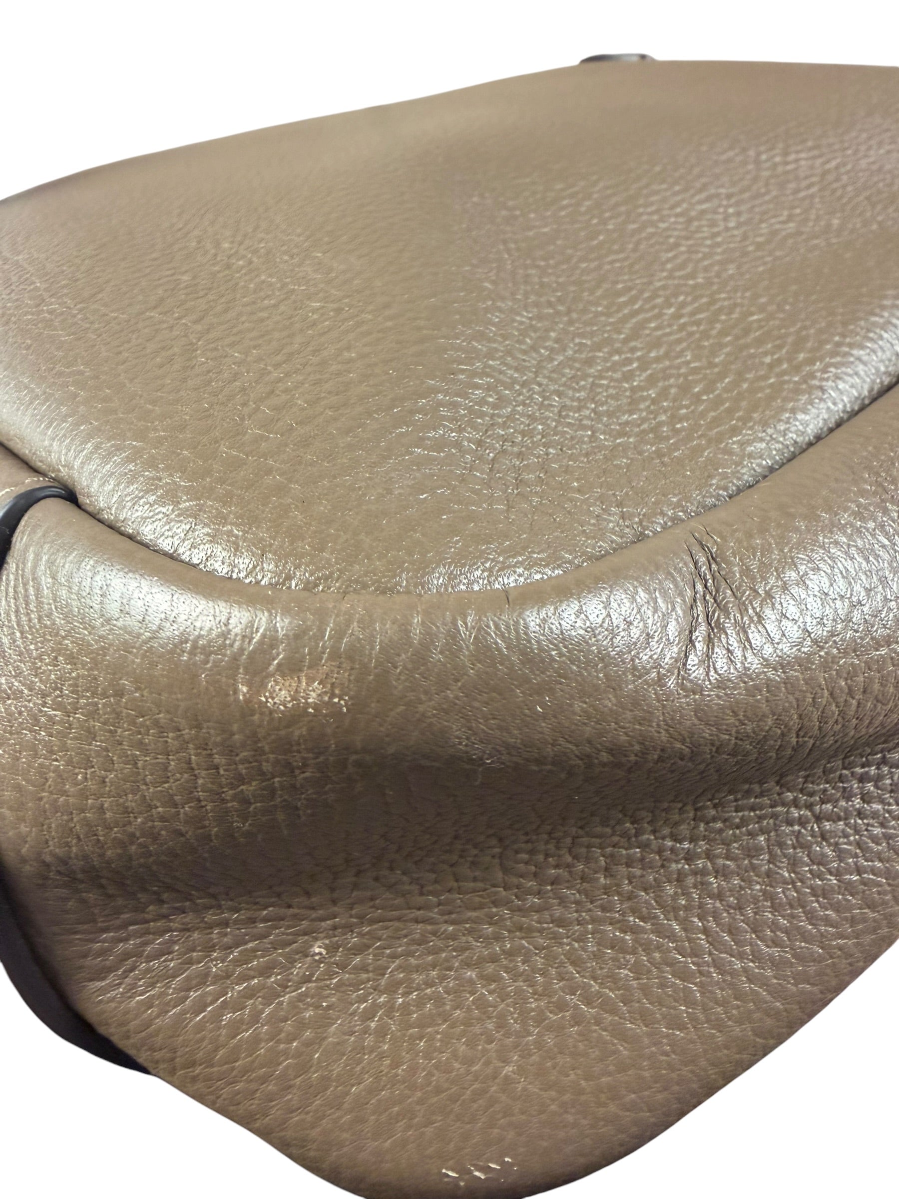 Coach Brown Pebbled Leather Large Hadley Tote