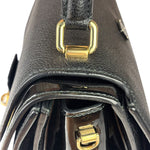 Dolce & Gabbana Black Patent Leather Borsa A Mano Two-Way Bag