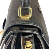 Dolce & Gabbana Black Patent Leather Borsa A Mano Two-Way Bag