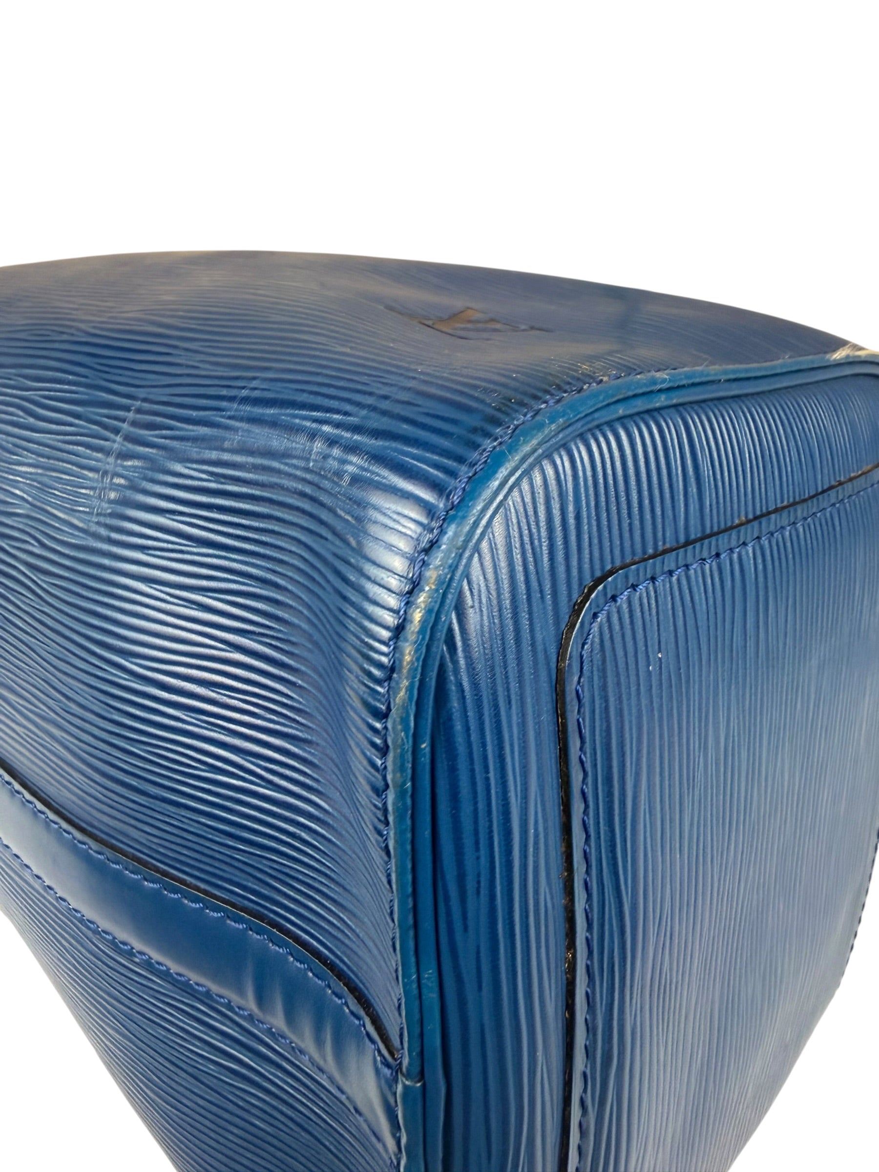Louis Vuitton Blue Epi Leather Speedy 30