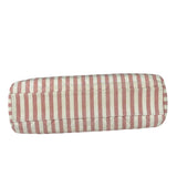 Chanel Vintage Pink/Cream Denim Maxi Stripped Tote 1994