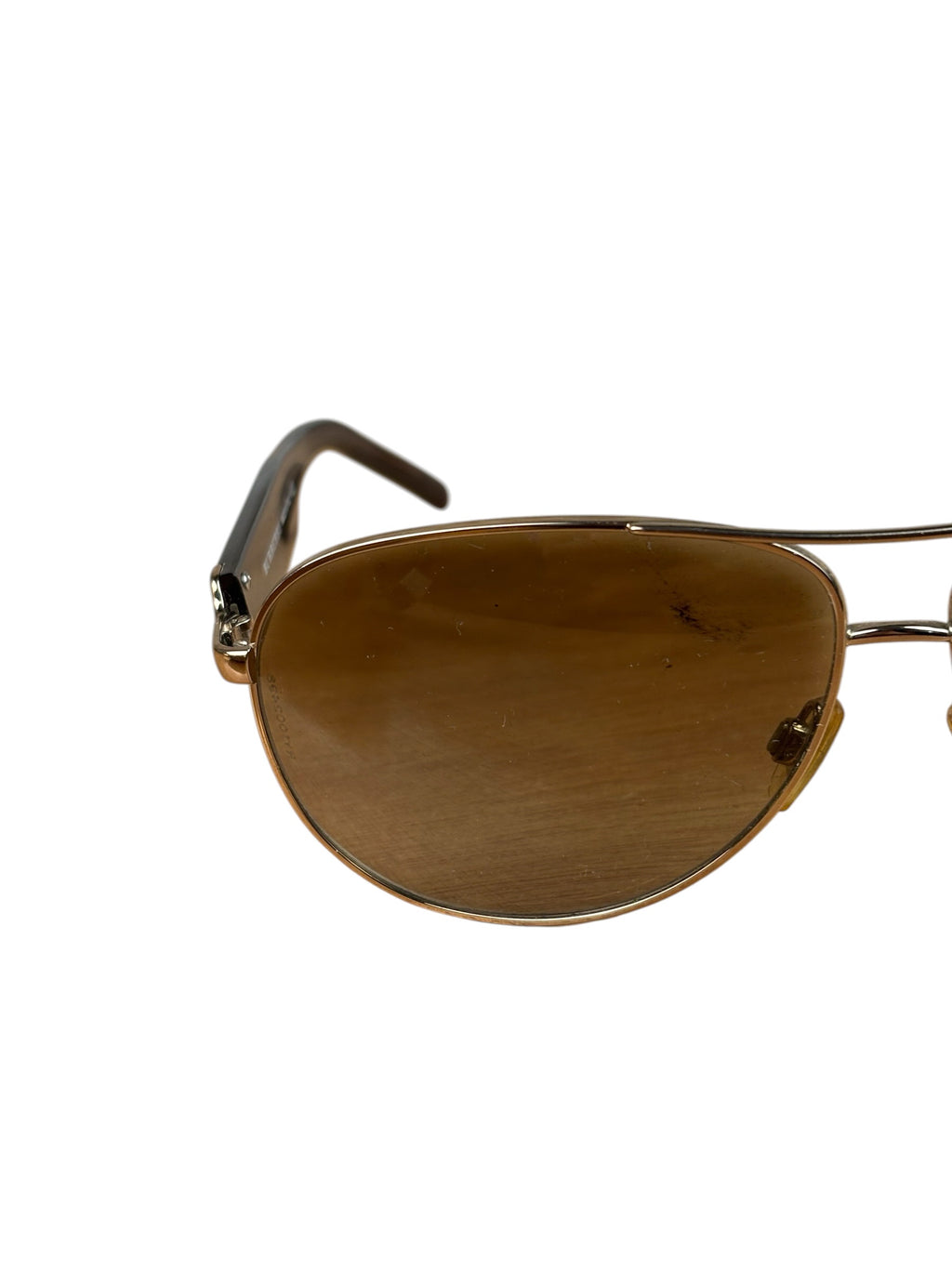 Burberry B3029 Metal Check Aviator Sunglasses