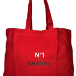 Chanel Beauty No. 1 Red Canvas Tote