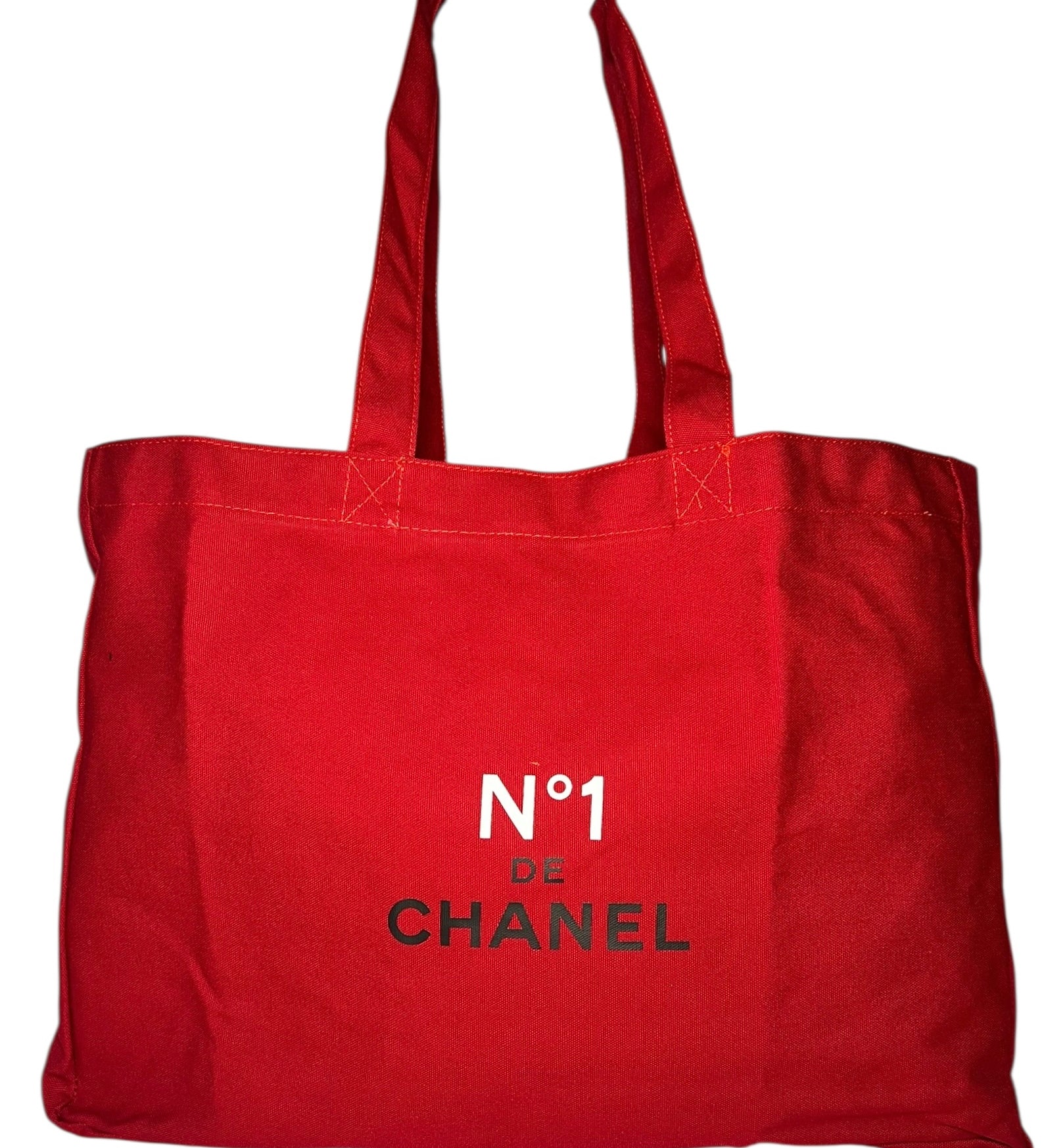 Chanel Beauty No. 1 Red Canvas Tote