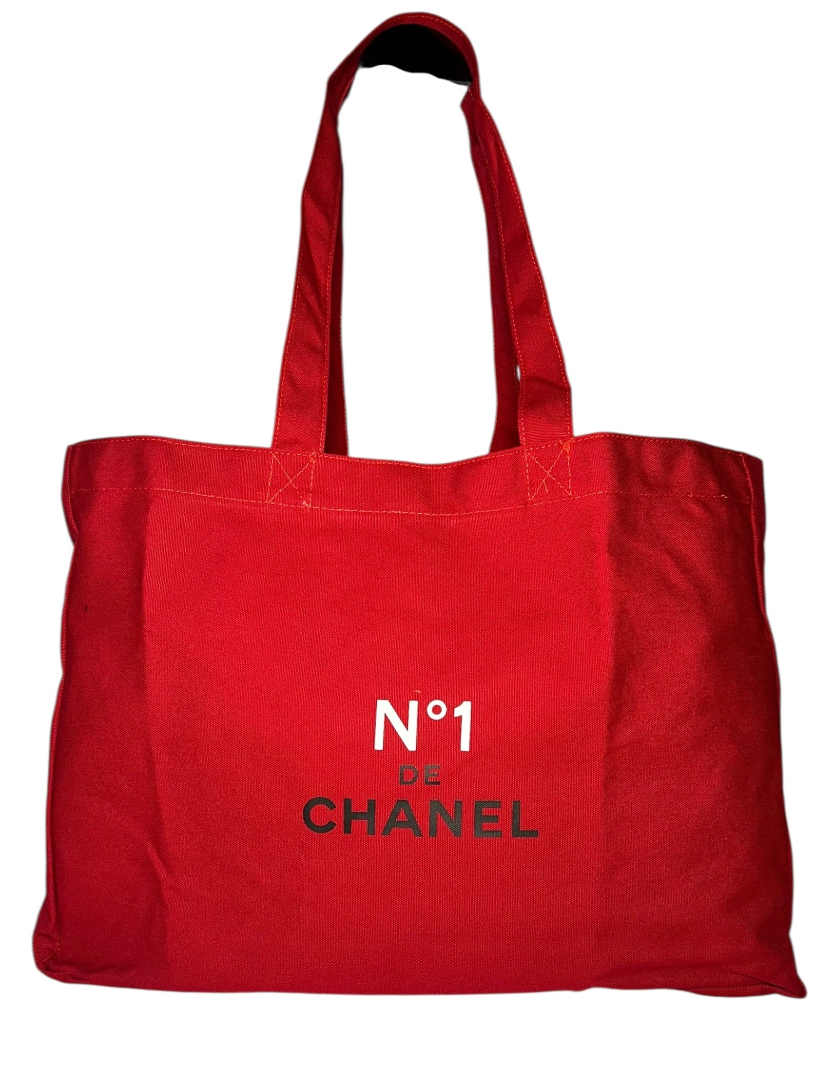 Chanel Beauty No. 1 Red Canvas Tote