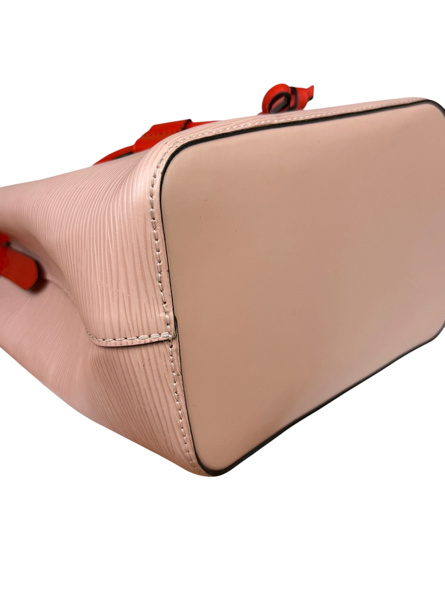 Louis Vuitton Epi Rose Ballerine NeoNoe BB Bucket Handbag