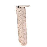 Bottega Veneta Intreccio Leather Wallet Light Pink