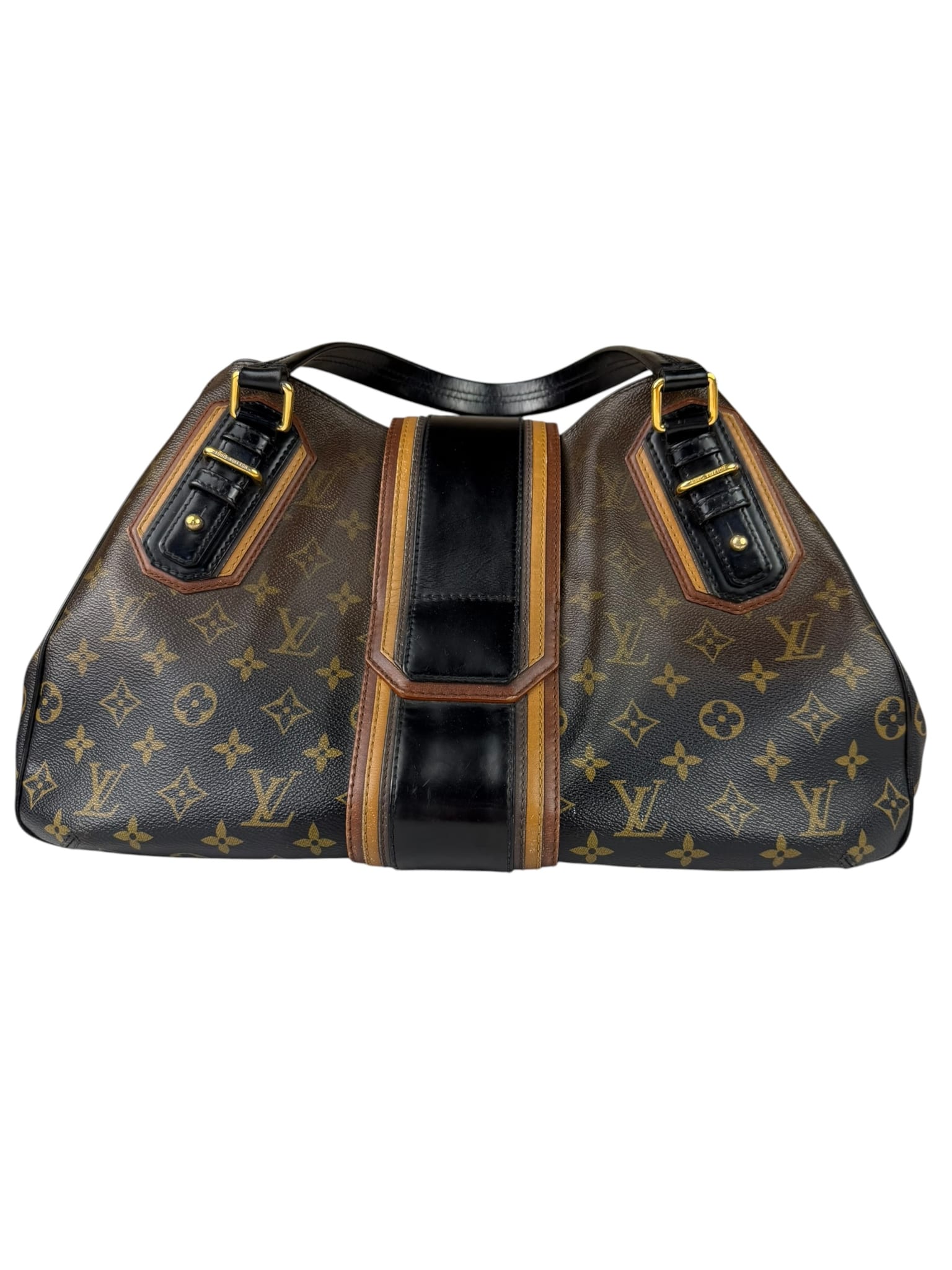 Louis Vuitton Limited Edition Brown/Black  Monogram Mirage Griet Handbag