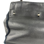 Saint Laurent Vintage Black Leather Top Handle Bag
