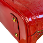 Louis Vuitton Red Vernis Alma BB Handbag