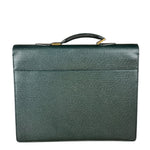 Louis Vuitton Epi Green Top Handle Briefcase