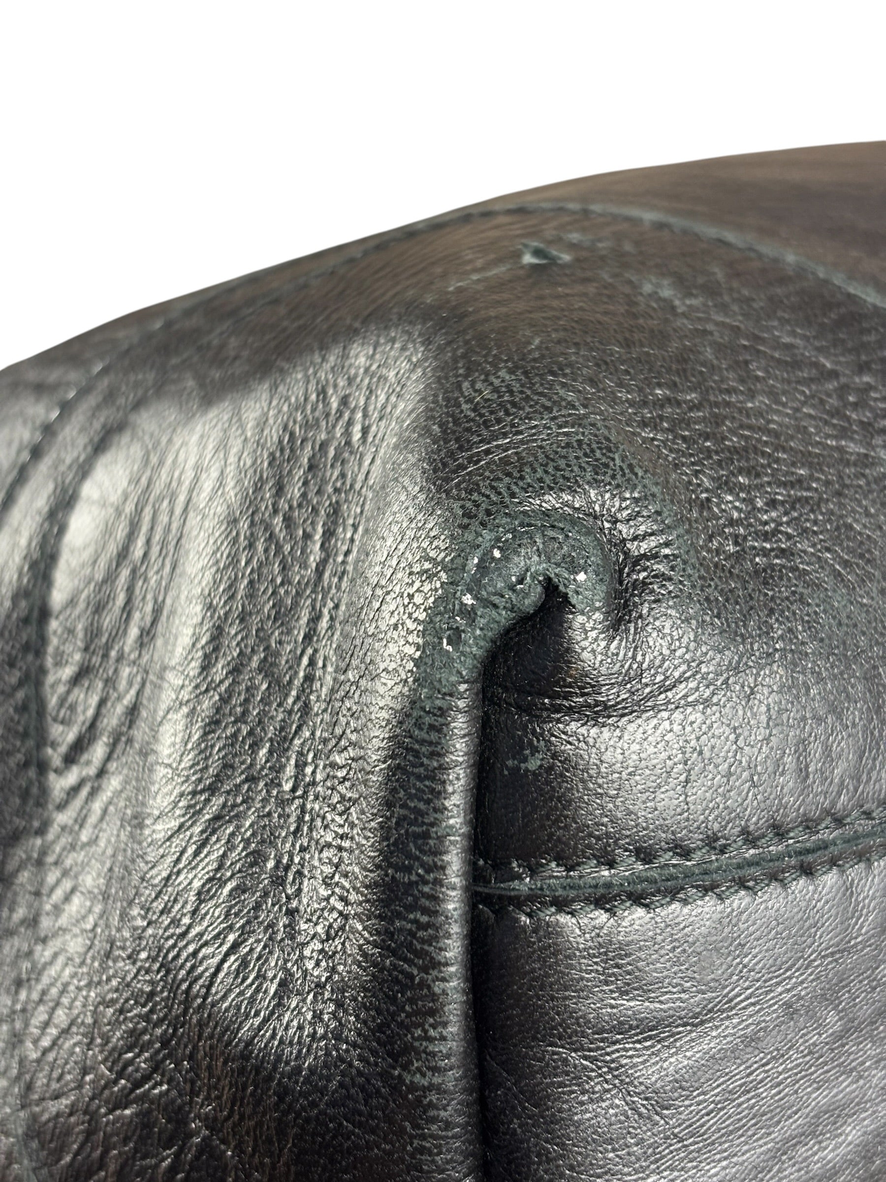 Bottega Veneta Vintage Black Leather Cervo Cocker Hobo Bag