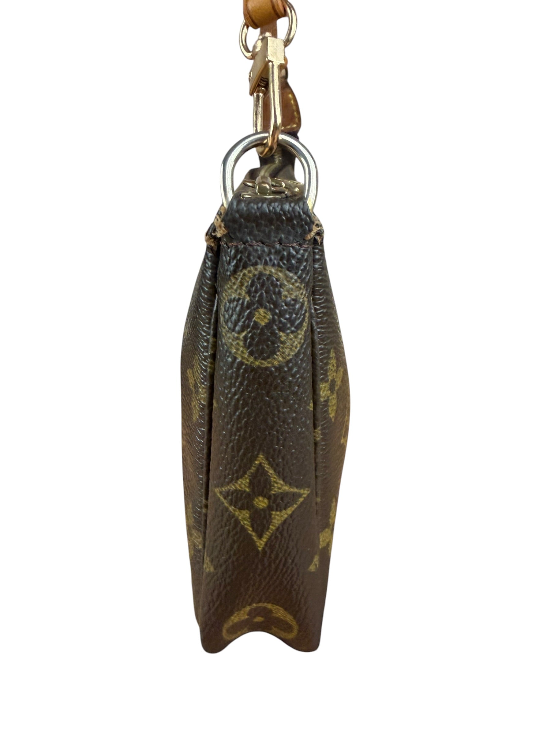 Louis Vuitton Monogram Pochette Replaced LV Strap