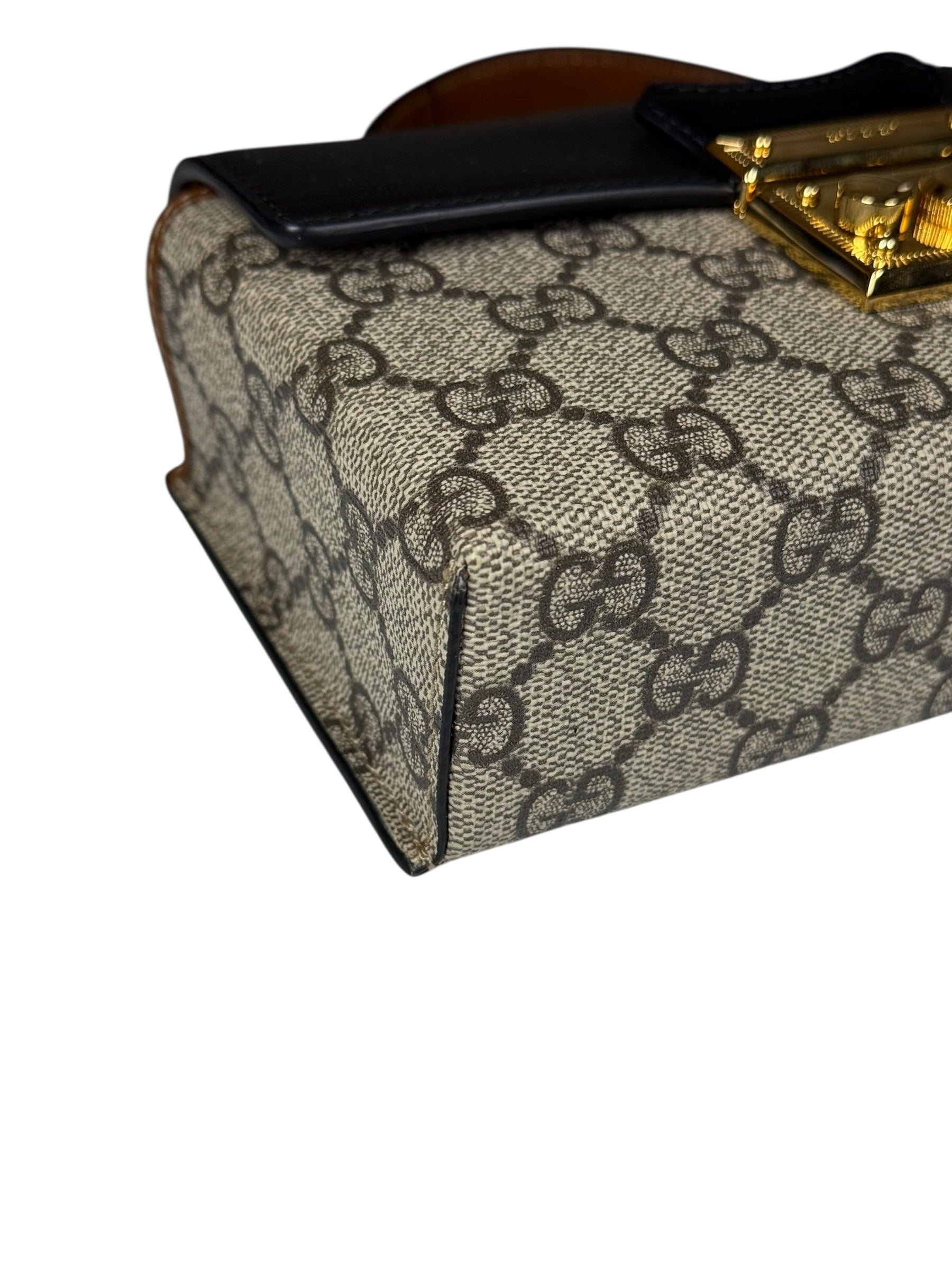 Gucci Crossbody GG Supreme Padlock Mini