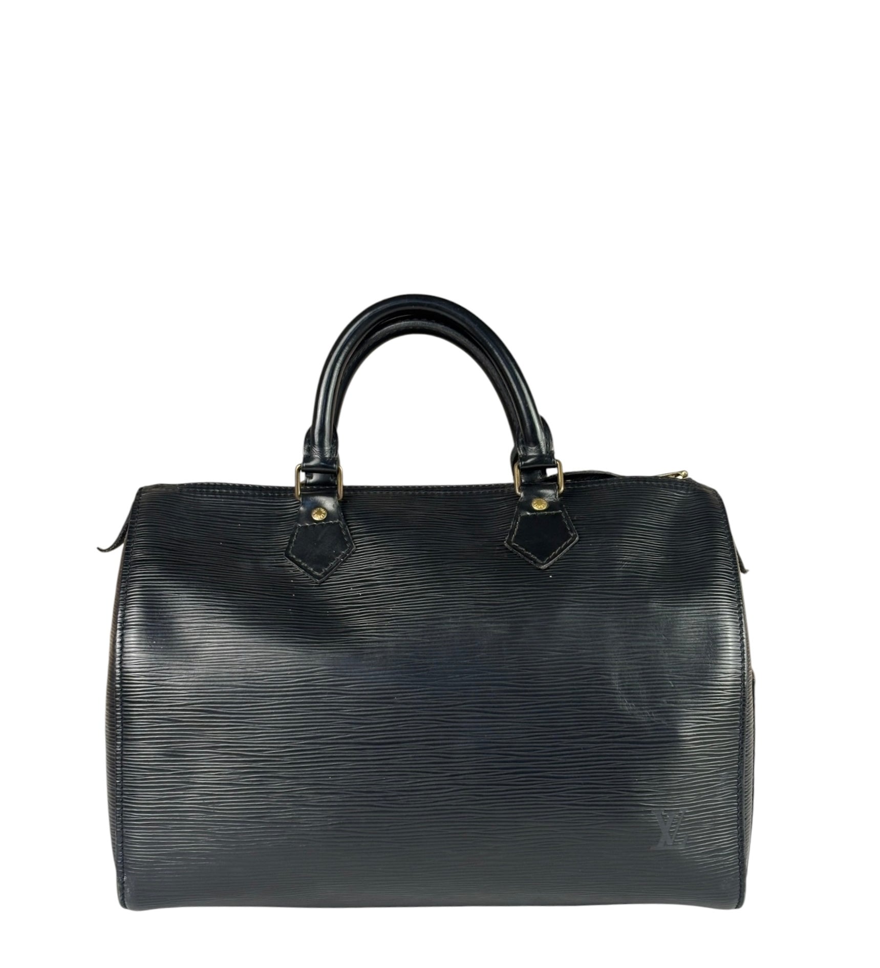 Louis Vuitton Black Epi Speedy 30