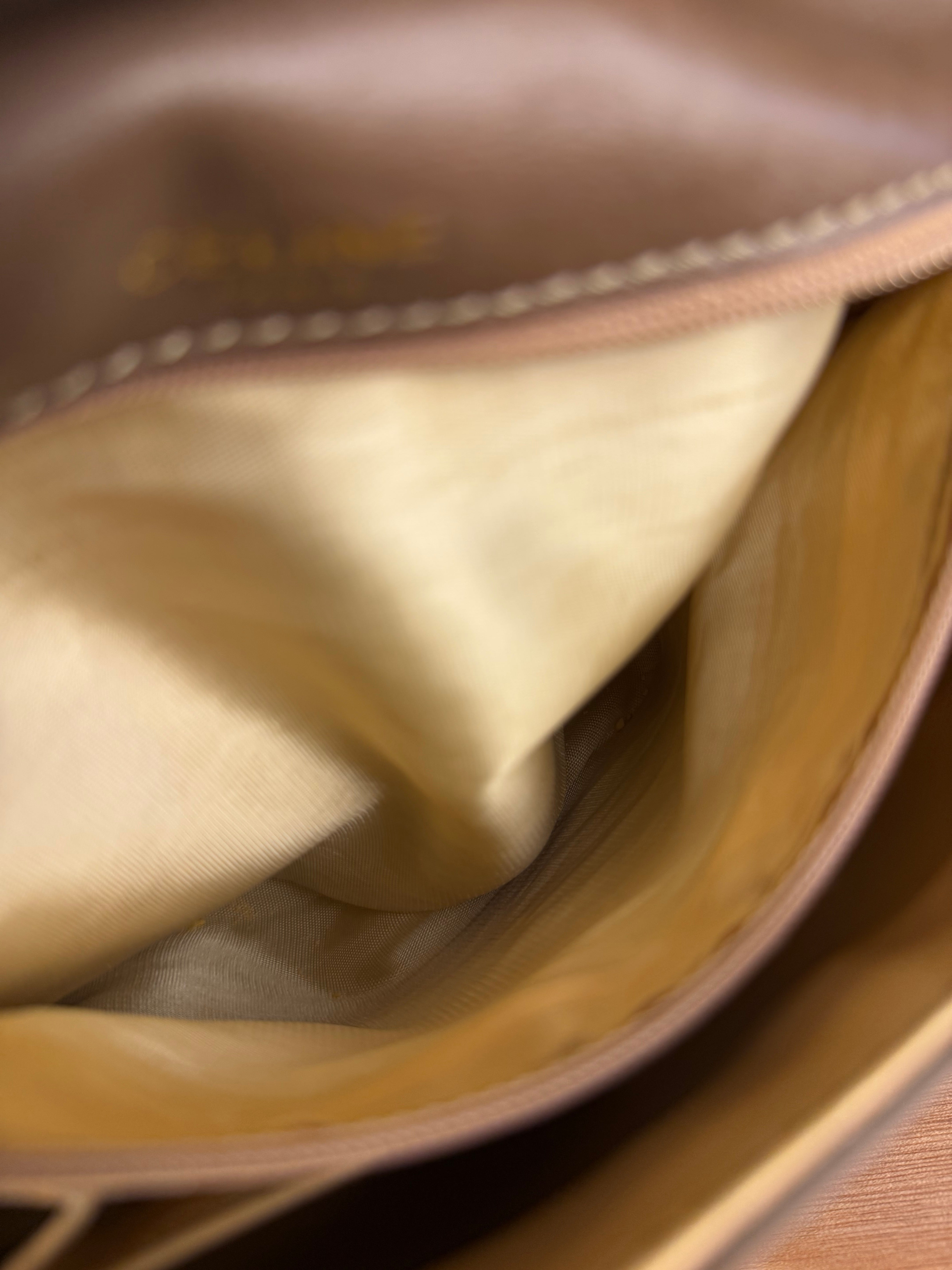 Celine Vintage Brown Leather Crossbody