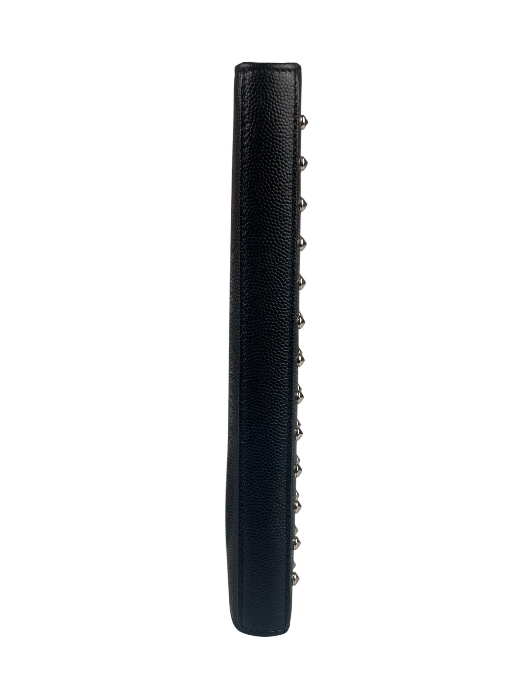 Saint Laurent Black Studded Long Wallet