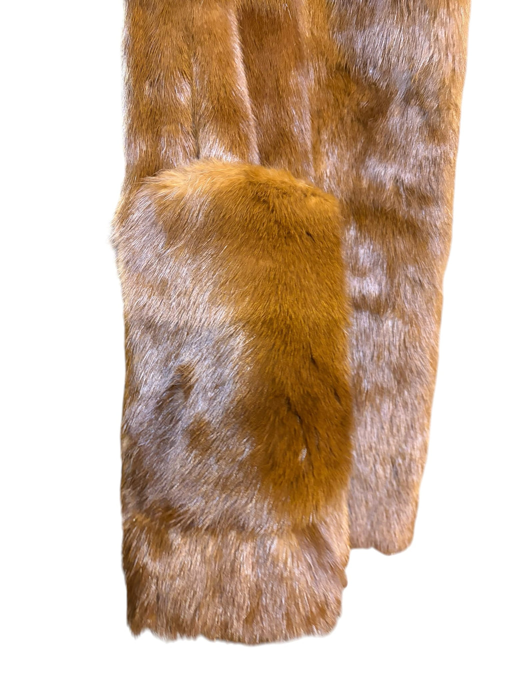Vintage Brown Mink Big Pockets Coat