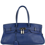 Hermes Blue Clemence Leather JPG Birkin 42 Palladium 2006
