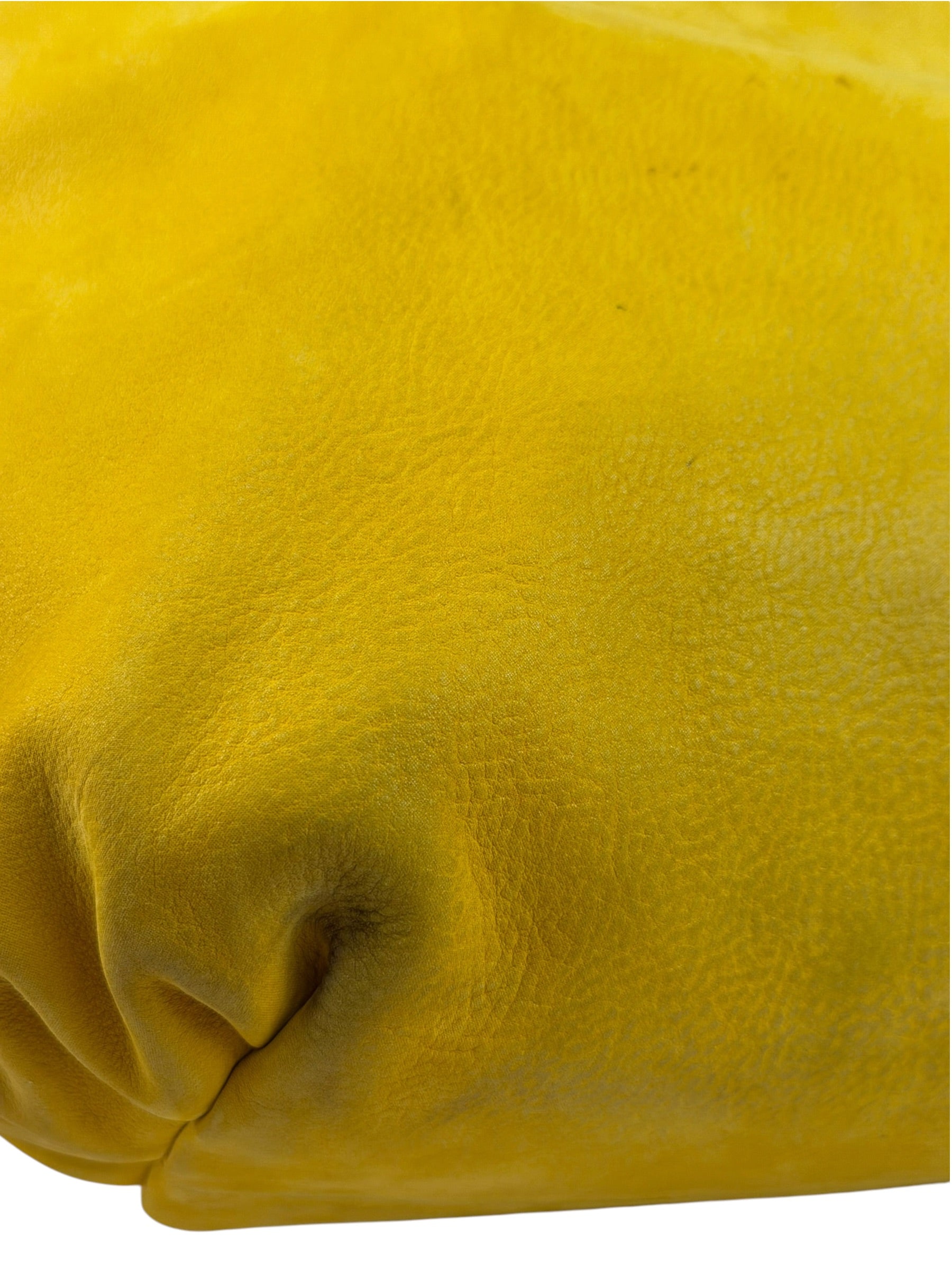 Fendi Yellow Leather Shoulder Bag