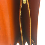 Louis Vuitton Orange Epi Leather Sarah Long Flap Wallet