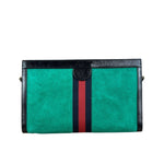 Gucci Suede Web Ophidia Chain Shoulder Bag